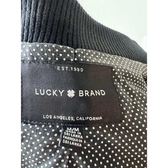 LUCKY BRAND ANAELISA SHERPA BOMBER JACKET NWT SIZE M - Picture 6 of 7